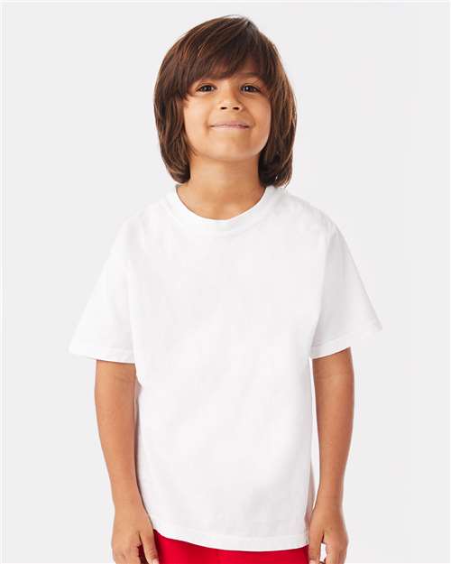 Youth Garment-Dyed T-Shirt - White