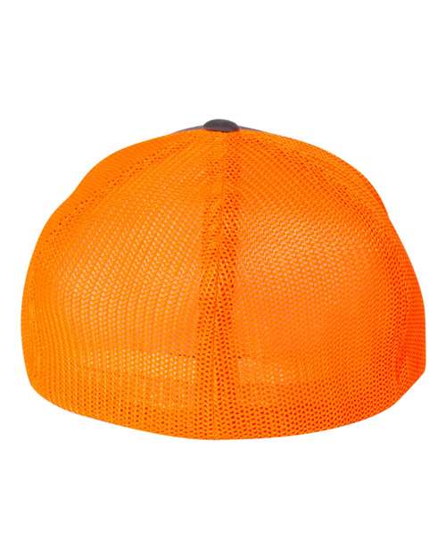 Trucker Cap - Charcoal/ Neon Orange