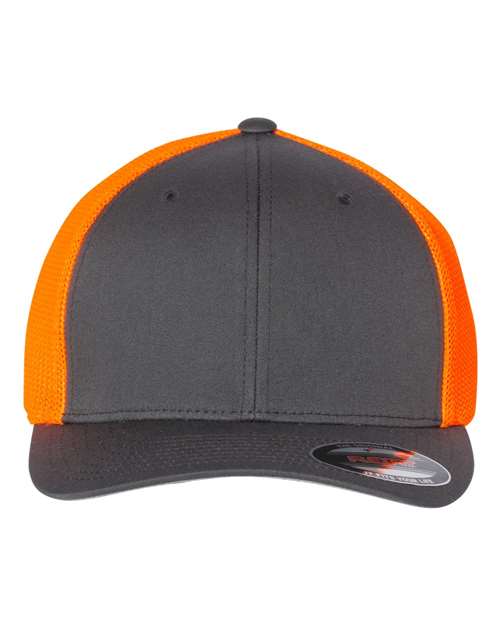 Trucker Cap - Charcoal/ Neon Orange