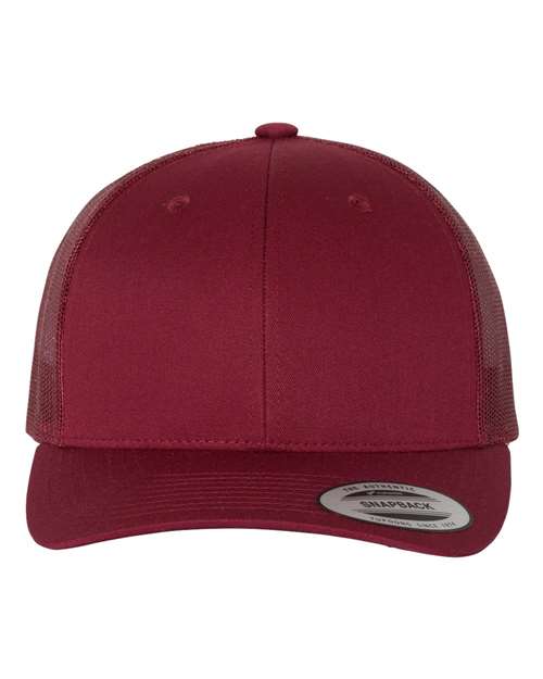 Retro Trucker Cap - Cranberry