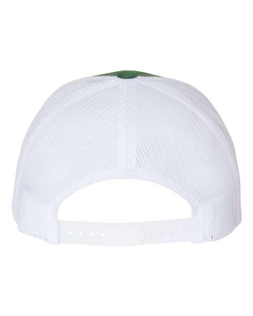 Retro Trucker Cap - Evergreen/ White