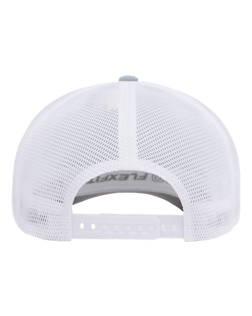 110® Mesh-Back Cap - Melange Silver/ White