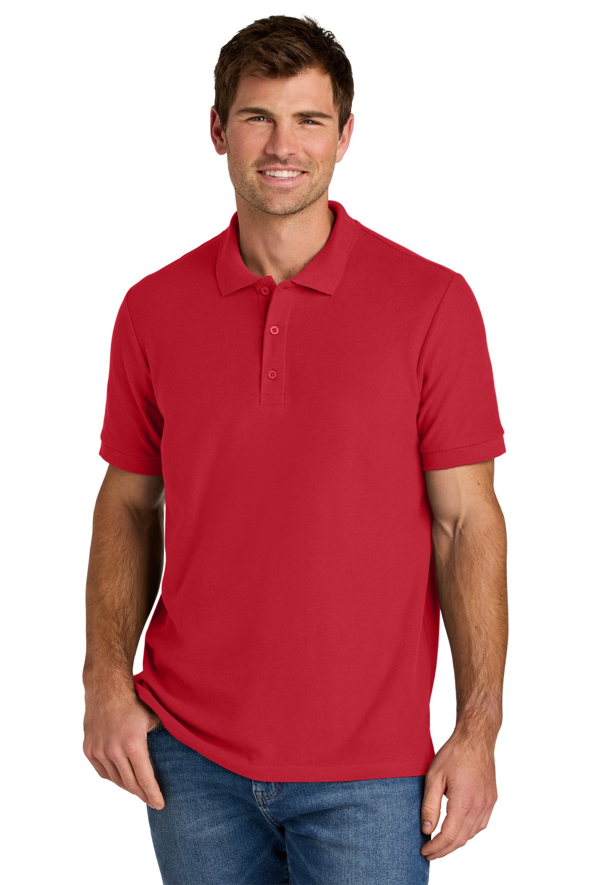 Gildan Hammer Pique Polo - Red