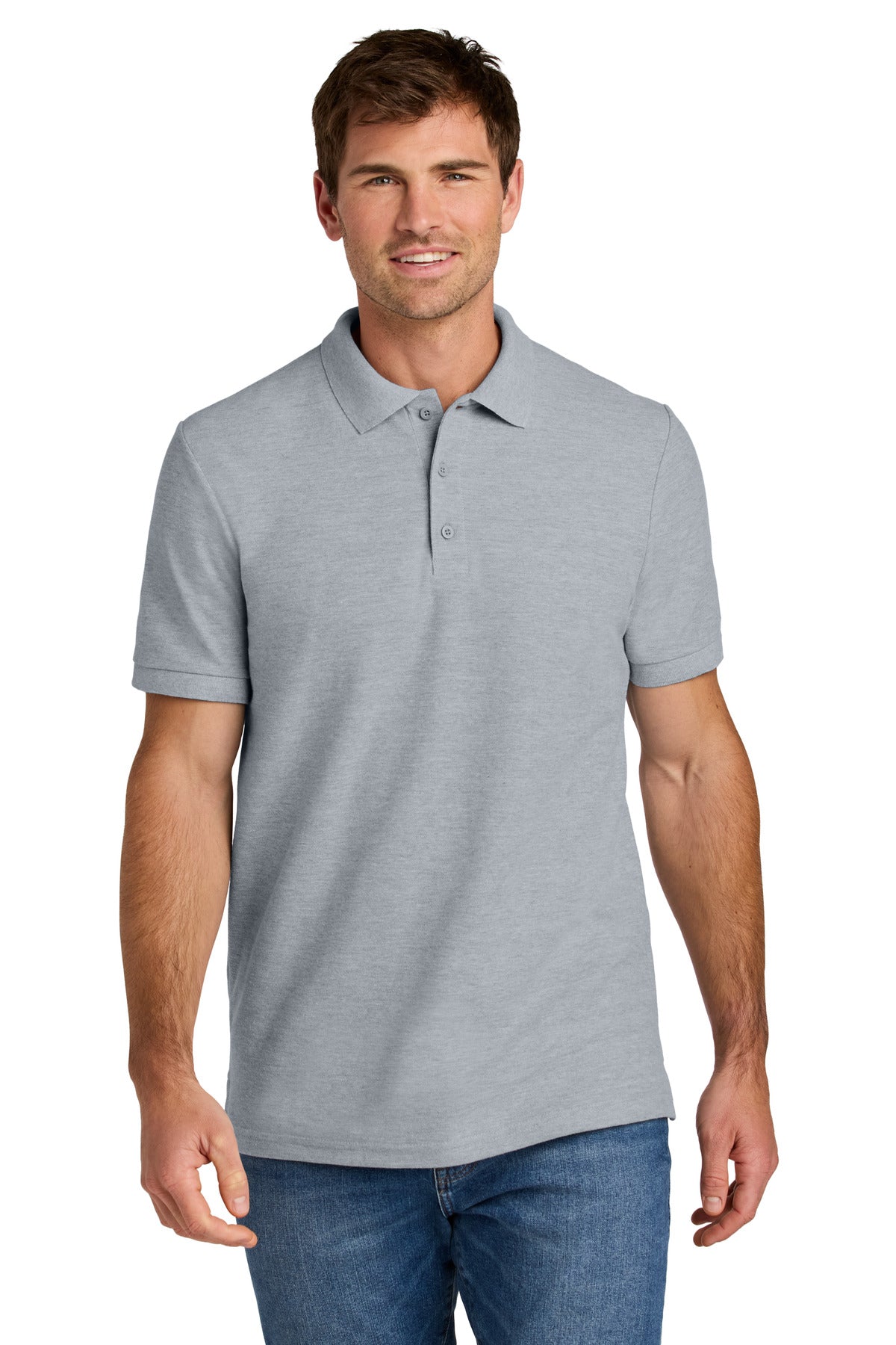 Gildan Hammer Pique Polo - Ring Spun Sport Grey