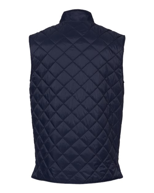 Men's Vintage Diamond Quilted Vest - Navy