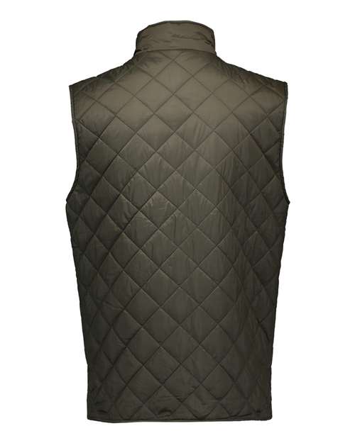Men's Vintage Diamond Quilted Vest - Rosin