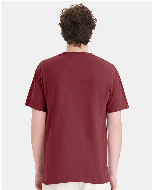 Unisex Garment-Dyed Pocket T-Shirt - Cayenne