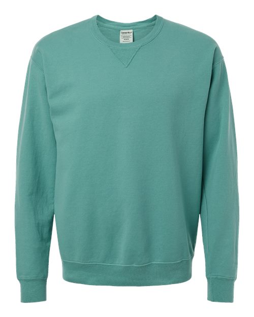 Unisex Garment-Dyed Crewneck Sweatshirt - Spanish Moss