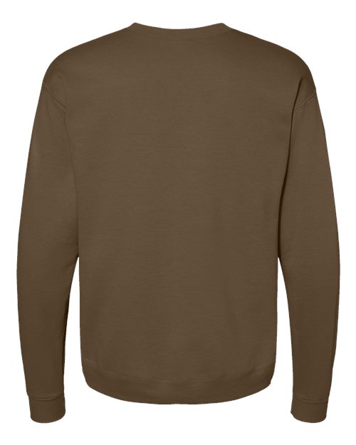 Unisex EcoSmart® Crewneck Sweatshirt - Army Brown