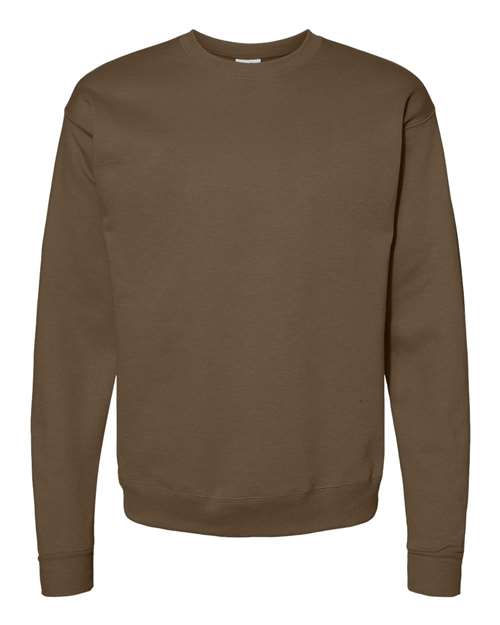 Unisex EcoSmart® Crewneck Sweatshirt - Army Brown