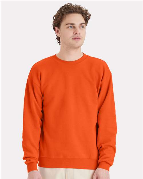Unisex EcoSmart® Crewneck Sweatshirt - Orange