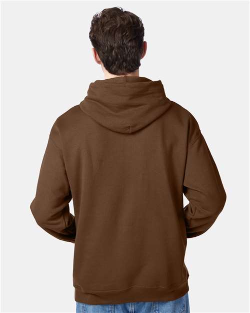 Unisex EcoSmart® Hooded Sweatshirt - Army Brown