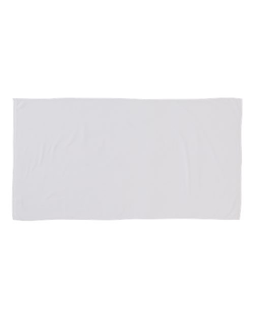 Sublimation Velour Beach Towel - White