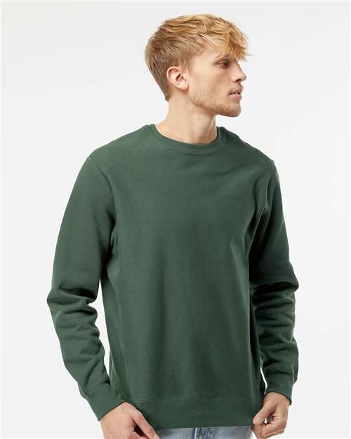 Unisex Legend Premium Heavyweight Cross-Grain Crewneck Sweatshirt - Alpine Green