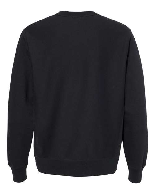 Unisex Legend Premium Heavyweight Cross-Grain Crewneck Sweatshirt - Black