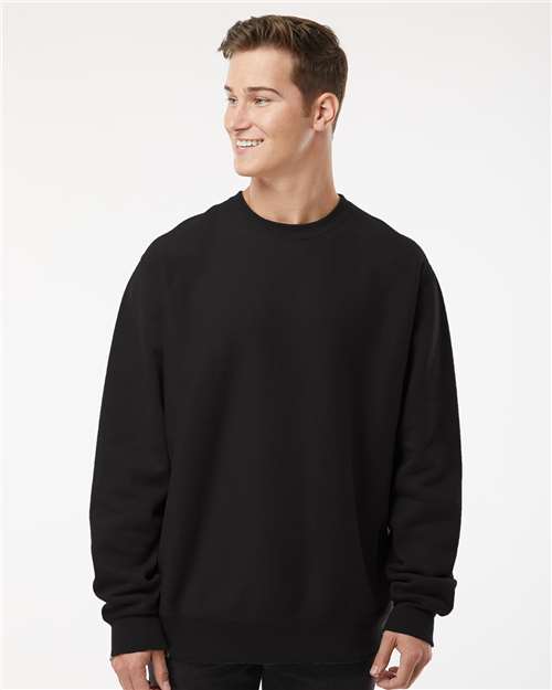 Unisex Legend Premium Heavyweight Cross-Grain Crewneck Sweatshirt - Black