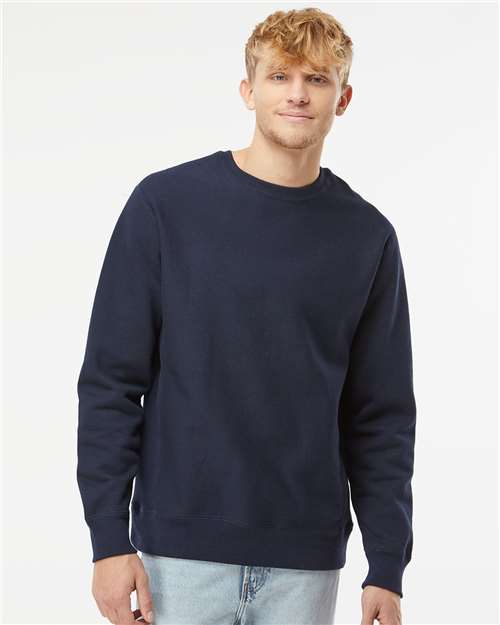 Unisex Legend Premium Heavyweight Cross-Grain Crewneck Sweatshirt - Classic Navy