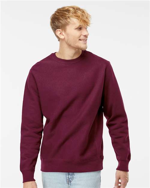 Unisex Legend Premium Heavyweight Cross-Grain Crewneck Sweatshirt - Maroon