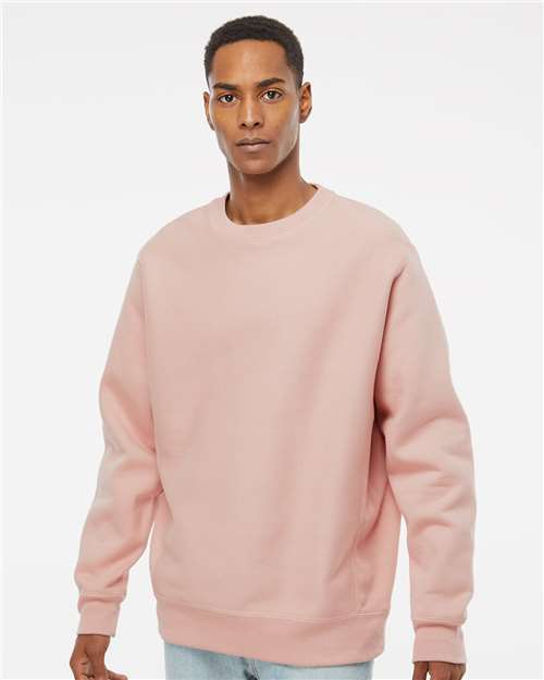 Unisex Legend Premium Heavyweight Cross-Grain Crewneck Sweatshirt - Dusty Pink