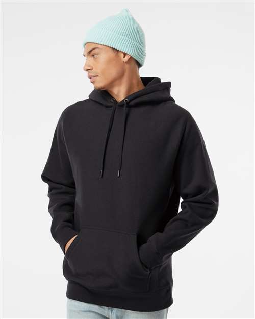 Unisex Legend Premium Heavyweight Cross-Grain Hooded Sweatshirt - Black