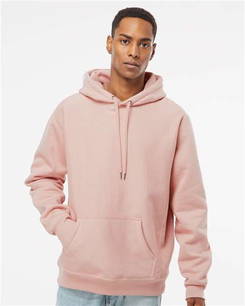 Unisex Legend Premium Heavyweight Cross-Grain Hooded Sweatshirt - Dusty Pink