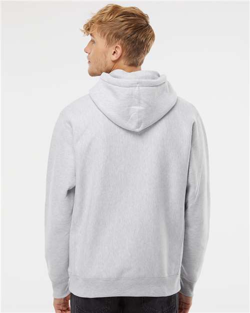 Unisex Legend Premium Heavyweight Cross-Grain Hooded Sweatshirt - Grey Heather