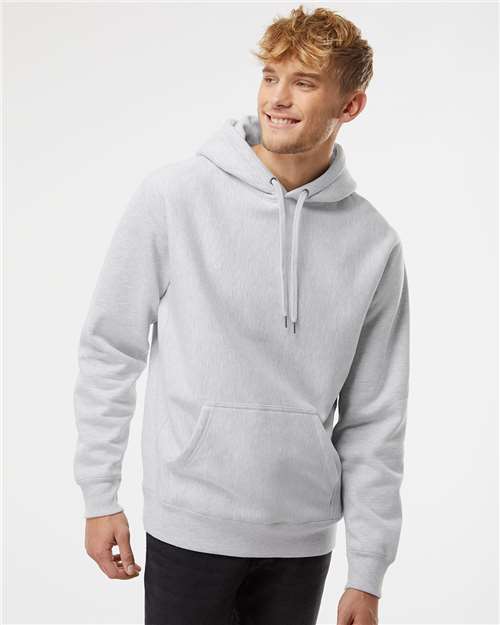Unisex Legend Premium Heavyweight Cross-Grain Hooded Sweatshirt - Grey Heather