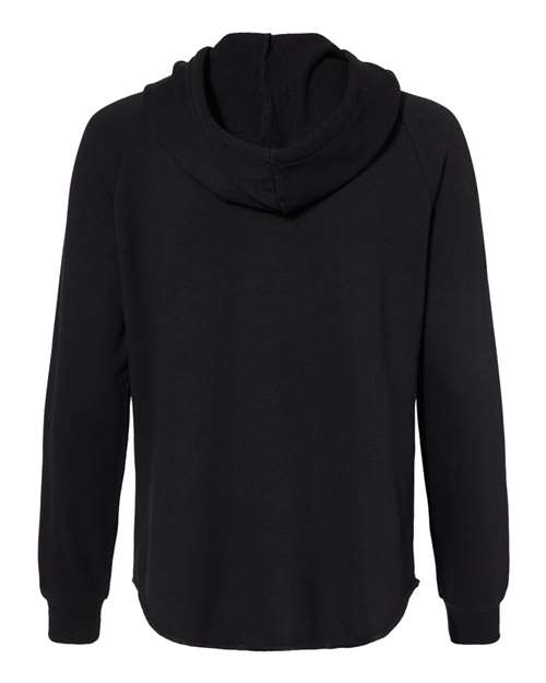 Women's California Wave Wash Full-Zip Hooded Sweatshirt - Black