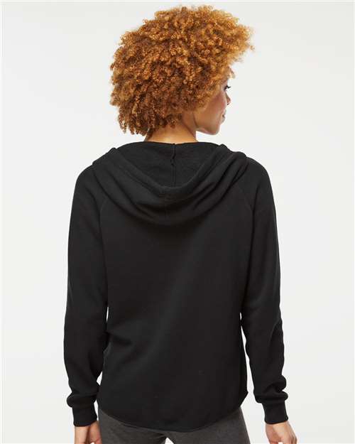 Women's California Wave Wash Full-Zip Hooded Sweatshirt - Black