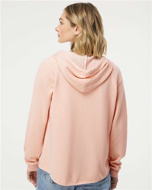 Women's California Wave Wash Full-Zip Hooded Sweatshirt - Blush