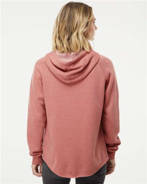 Women's California Wave Wash Full-Zip Hooded Sweatshirt - Dusty Rose