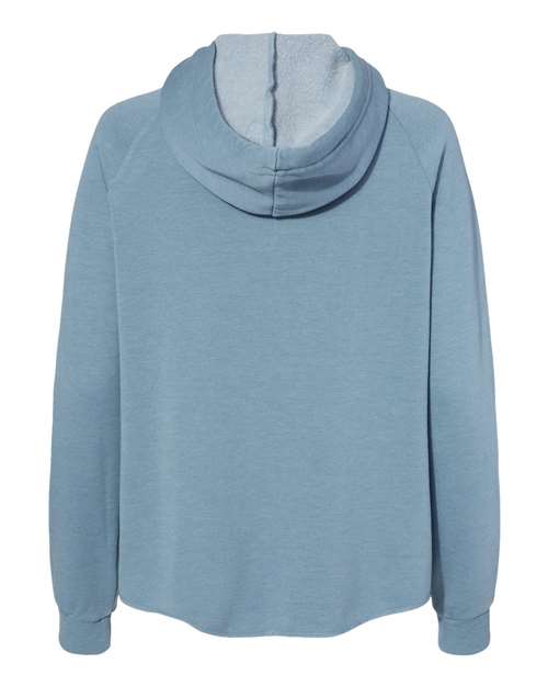 Women's California Wave Wash Full-Zip Hooded Sweatshirt - Misty Blue