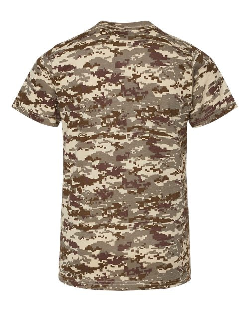 Youth Camouflage T-Shirt - Sand Digital