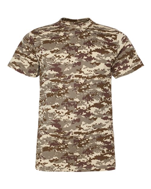 Youth Camouflage T-Shirt - Sand Digital