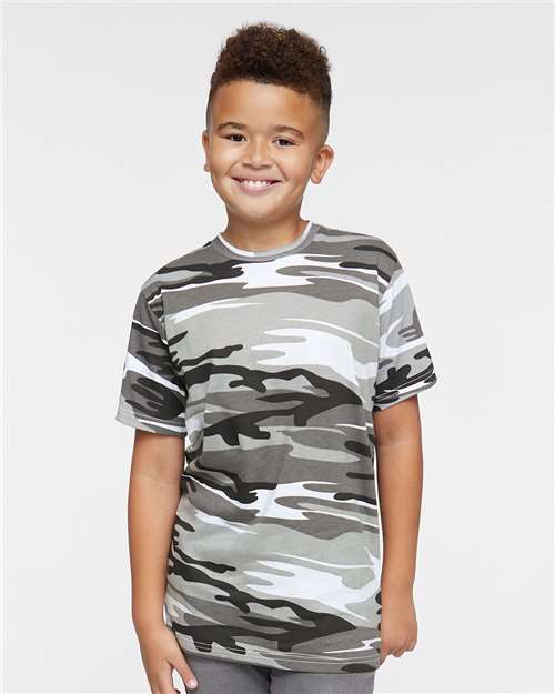 Youth Camouflage T-Shirt - Urban Woodland