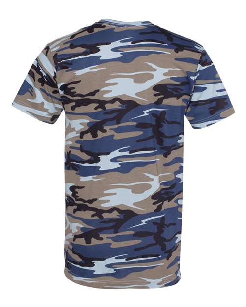 Men's Camo Tee - Blue Woodland