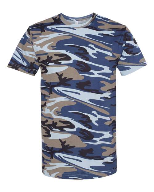 Men's Camo Tee - Blue Woodland