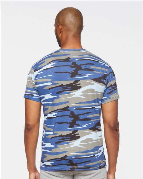 Men's Camo Tee - Blue Woodland
