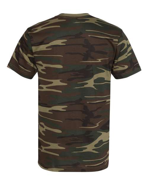 Men's Camo Tee - Green Woodland