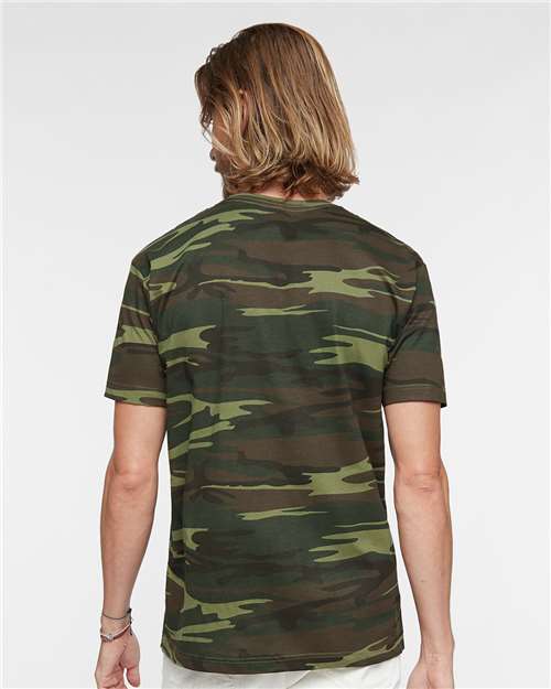 Men's Camo Tee - Green Woodland