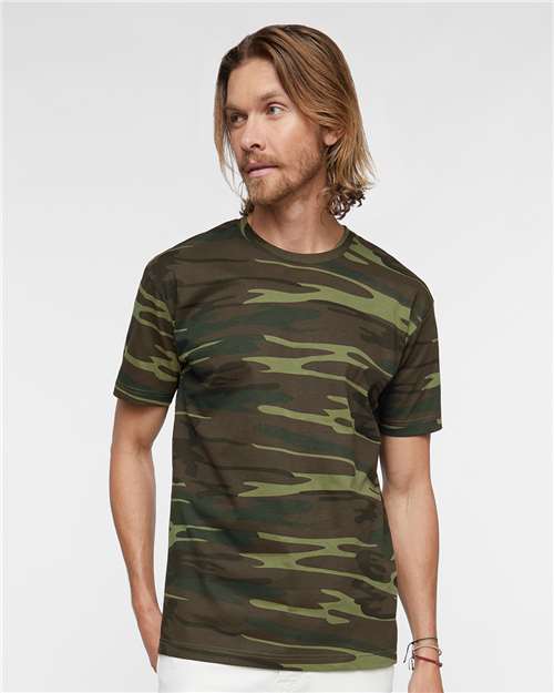 Men's Camo Tee - Green Woodland