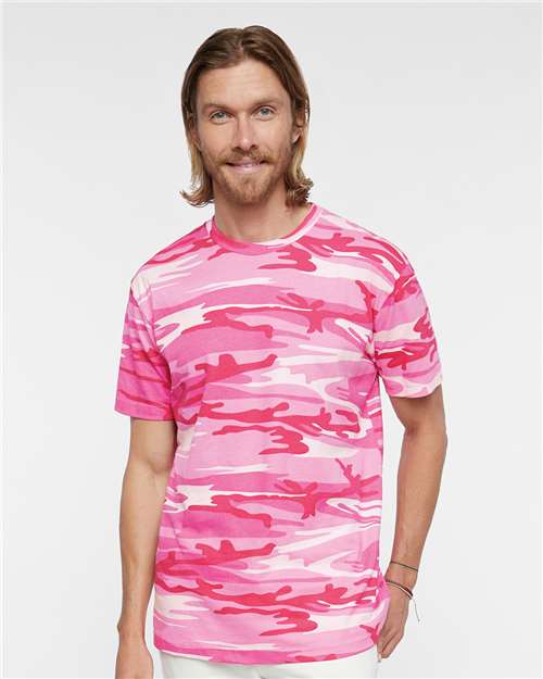 Men's Camo Tee - Pink Woodland