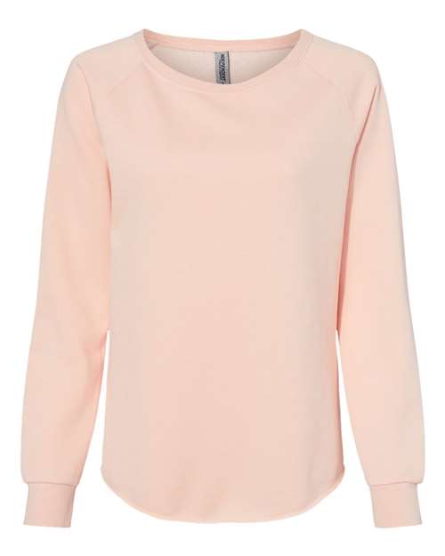 Women's California Wave Wash Crewneck Sweatshirt - Blush