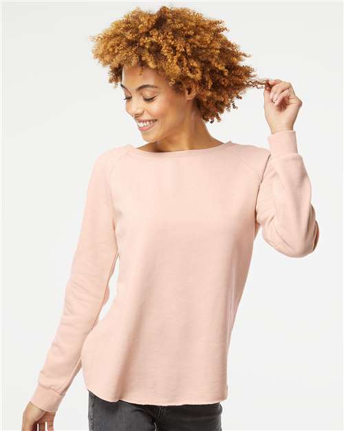Women's California Wave Wash Crewneck Sweatshirt - Blush