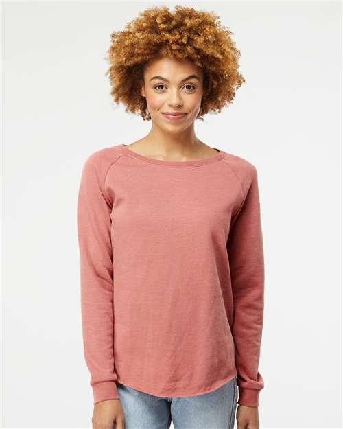 Women's California Wave Wash Crewneck Sweatshirt - Dusty Rose