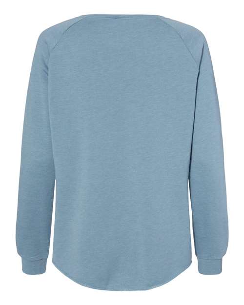 Women's California Wave Wash Crewneck Sweatshirt - Misty Blue
