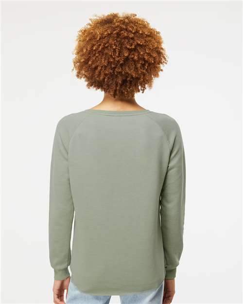 Women's California Wave Wash Crewneck Sweatshirt - Sage