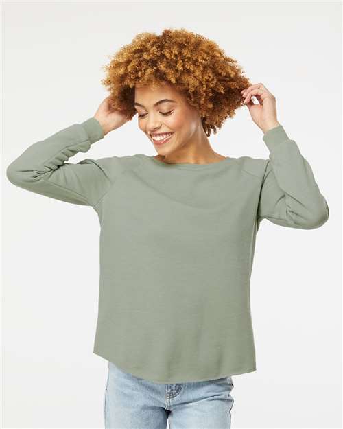 Women's California Wave Wash Crewneck Sweatshirt - Sage