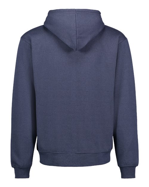 Unisex Retro Heather Full-Zip Hooded Sweatshirt - Indigo Pepper Heather