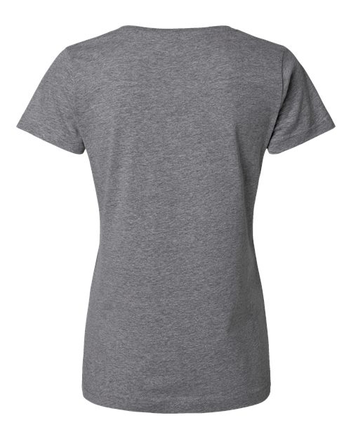 Women's Fine Jersey V-Neck Tee - Granite Heather